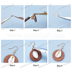 Kits de fabrication de boucles d'oreilles bricolage&nbsp;DIY-SC0014-16G