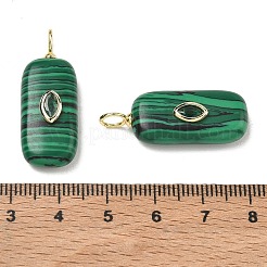 Ciondoli malachite sintetici&nbsp;KK-B157-43G-01