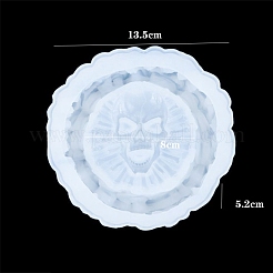 Stampi per posacenere con teschio in silicone fai da te&nbsp;PW-WG38715-01
