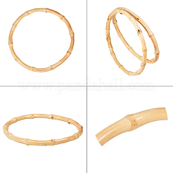 Umweltfreundlicher Bambus-Taschengriff für handgefertigte Handtaschen-DIY-Taschen-Accessoires&nbsp;FIND-PH0015-32