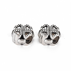 In lega di stile tibetano impostazioni perline europei strass&nbsp;TIBEB-N007-005