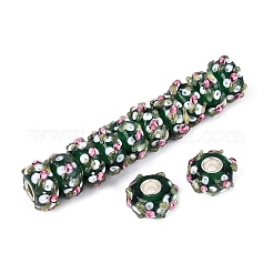 Handgefertigte Glasperlen mit Messingkern im europäischen Stil&nbsp;LAMP-N044-07S-01