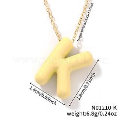 Colliers pendentifs initiaux en alliage&nbsp;RS8745-11