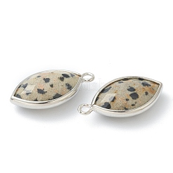 Dalmata naturale ciondoli diaspro&nbsp;G-B009-01P-B