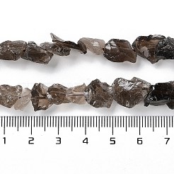 Rohe raue natürliche rauchige Quarzkornstränge&nbsp;G-B065-C17