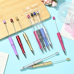 21pcs 7 stylos à billes en plastique de couleurs&nbsp;AJEW-YW0001-38