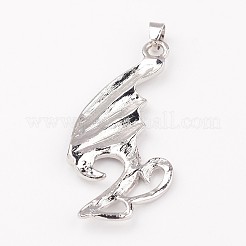 Schwan-Legierung Strass Anhänger&nbsp;PALLOY-L198-01P