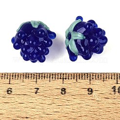 Perles vernissées manuelles&nbsp;LAMP-N042-23G