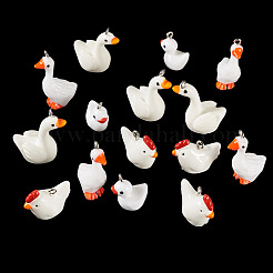 16pcs 4 Arten undurchsichtige Harzanhänger&nbsp;RESI-TADJ0001-25