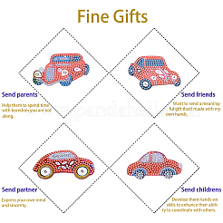 Diy autos diamantmalerei schlüsselanhänger kits&nbsp;DIY-WH0182-16