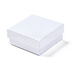 Quadratischen Karton Schmuckschatullen&nbsp;CBOX-N012-34B