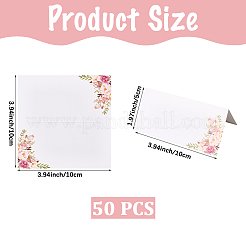 1 Beutel leere Tischkarten aus Papier&nbsp;AJEW-CN0004-26B