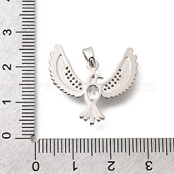 Pendentifs en laiton avec zircone cubique&nbsp;KK-B187-11P