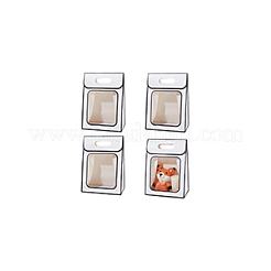 Sacchetti regalo pieghevoli in carta con finestra&nbsp;ABAG-WH0045-20A