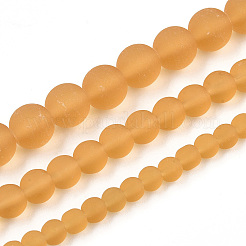 Chapelets de perles en verre transparente  &nbsp;LS-GLAA-T032-T4mm-MD08
