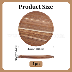 Assiettes à bijoux en bois&nbsp;ODIS-WH0030-354