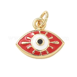 Pendentifs d'émail en laiton &nbsp;KK-CBA3F25-12G