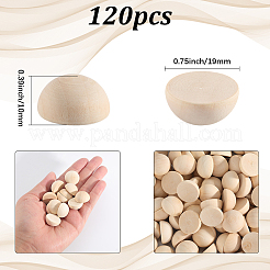 Unfertige Cabochons aus Naturholz&nbsp;WOOD-SP0001-55A