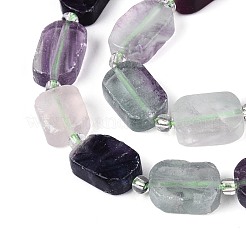 Fluorit natürlichen bunten Perlen Stränge&nbsp;G-T138-26A-12