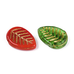 Blatt Glasperlen&nbsp;GLAA-T025-56M