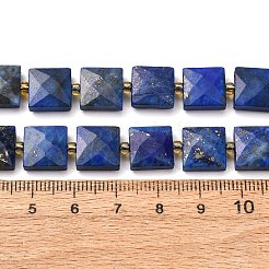 Natürlicher Lapislazuli Perlenstränge&nbsp;G-F839-A34-01