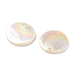 Natürliche Capiz Shell Anhänger&nbsp;SHEL-D084-13A