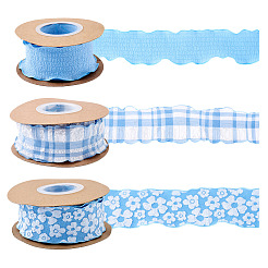3 rotoli 3 stili nastro in poliestere antirughe&nbsp;OCOR-TA0002-99A