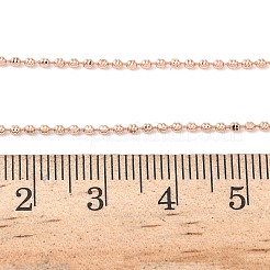 Collares de cadena de bolas de latón de 1.5 mm&nbsp;NJEW-Z097-03RG