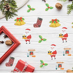 2 Satz selbstklebende PVC-Aufkleber mit Weihnachtsmotiven in 2 Stilen&nbsp;DIY-SC0032-86