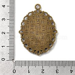 Zink Legierung Anhänger Fassungen für Cabochon & Strass&nbsp;PALLOY-A15257-AB-FF