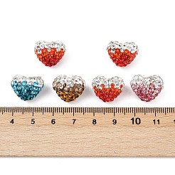 Perline di strass di grado A in argilla polimerica a gradiente di colore&nbsp;RB-A049-M
