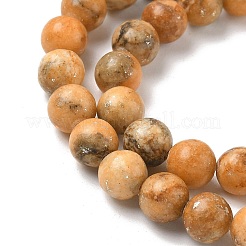 Brins de perles de dolomite naturelles teintes&nbsp;G-D337-8mm-D05