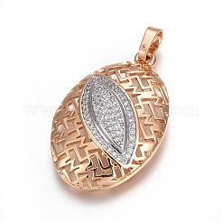 Messing micro pave Zirkonia Schmucksets&nbsp;SJEW-F189-04KCG