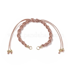 2 pièces 2 bracelets tressés en cordon de polyester de style&nbsp;AJEW-JB01144-03
