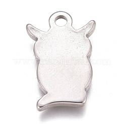 Colgantes de acero inoxidable 304 resistentes al deslustre con engastes de rhinestone.&nbsp;STAS-H119-11P