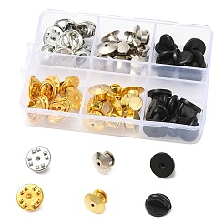 56 Stück Anstecknadel-Rückseiten-Sets aus Messing&nbsp;DIY-YW0008-35