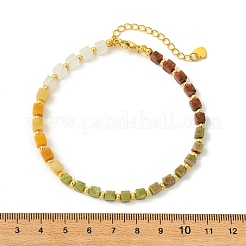 Bracelets de cheville en perles de laiton&nbsp;AJEW-AN00879