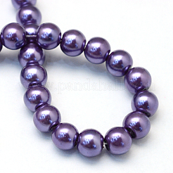 Perles de verre nacrées cuites au four&nbsp;X-HY-Q003-4mm-59