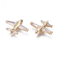Pendentifs en laiton zircon cubique transparent&nbsp;KK-Q764-015