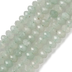 Fili di perle avventurina verde naturale&nbsp;G-D344-A33-01