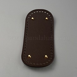 Ovale pu-leder strickhäkeln taschen nagel boden shaper pad&nbsp;PURS-WH0001-62C