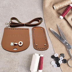 Kits d'accessoires pour sac à bandoulière en cuir PU fait main au crochet&nbsp;DIY-CL0002-52B