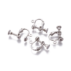 48 Pcs Clips D'Oreilles Anti-Douleur – 2 Styles, 2 Couleurs | Convertisseurs Boucles D'Oreilles Non Percées En Résine & Alliage