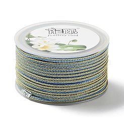 Cordon tressé en polyester bicolore de 14 m&nbsp;OCOR-G015-02A-05