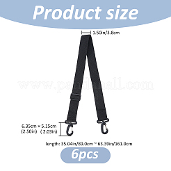 Verstellbare Umhängetaschengurte aus Polyester&nbsp;PURS-WH0008-27