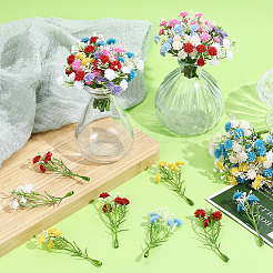 72 fiore artificiale in 9 stili&nbsp;AJEW-SP0004-73
