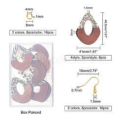 Kits para hacer aretes&nbsp;DIY-OC0007-18