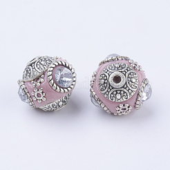 Perles rondes en Indonésie manuelles&nbsp;IPDL-R400-13