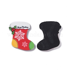 Bedruckte Acryl-Cabochons im weihnachtlichen Stil&nbsp;LS-MACR-O045-01H