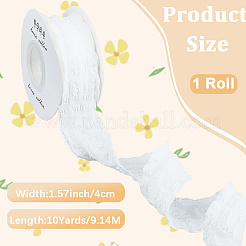 10 Yards Leinenband mit Schottenkaro-Aufdruck&nbsp;OCOR-WH20001-13A